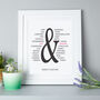 Personalised Perfect Together Print, thumbnail 2 of 7