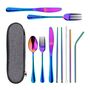 Stainless Steel Travel Cutlery Set With Free Engraving, thumbnail 1 of 10