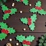 16 X Holly And Berry Christmas Confetti, Centrepiece, Table Decor, Festive, thumbnail 1 of 4