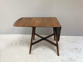 Ercol 1950’s Old Colonial Blue Label Drop Leaf Table, 5 of 10