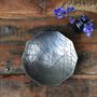 Large Steel Bowl Decagon / Ten Sided With Chisel Desgin, thumbnail 1 of 9