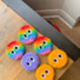 Rainbow Googley Eyed Coaster, thumbnail 5 of 8
