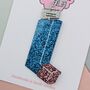 Blue Inhaler Glitter Resin Christmas Decoration, thumbnail 3 of 4