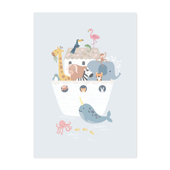 Noah's Ark A4 Art Print, 2 of 4