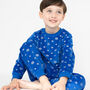 Personalised Matching Dad And Child Snowflake Soft Pyjamas, thumbnail 9 of 12