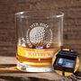 Personalised 19th Hole Golf Engraved Whiskey Glass, thumbnail 1 of 8
