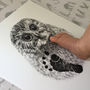 Personalised Baby Owl Footprint Kit, thumbnail 2 of 5