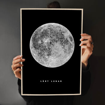 Personalised Lunar Moon Artwork, 7 of 9