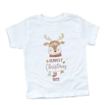 Personalised First Christmas Bodysuit, Eco Sustainable, 5 of 5