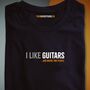 Gift For Guitarists Guitar Shirt “I Like Guitars And Maybe Two People”, thumbnail 2 of 4