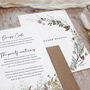'Autumn Foliage' Gatefold Wedding Invitation, thumbnail 4 of 7