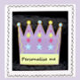 Hand Iced Personalised Birthday Crown Letterbox Biscuit, thumbnail 1 of 3