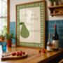 It's All Gone Pear Shaped Art Print, thumbnail 3 of 6