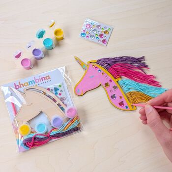 Paint Your Own Unicorn Yarn Craft Kit, 3 of 4