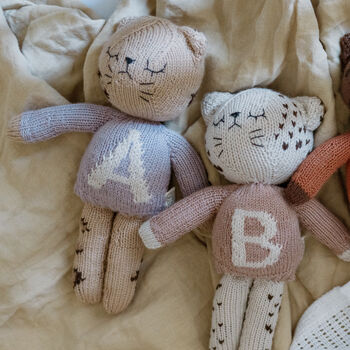 Personalised Initial Leopard Doll, 2 of 7