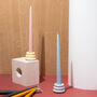 Triple O Candleholder: Pale Yellow, thumbnail 1 of 5