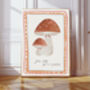 You Are So Loved Mushroom Nursery Art Print, thumbnail 1 of 3