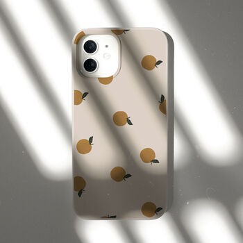 Oranges Eco Friendly, Biodegradable Phone Case, 7 of 8