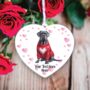 Personalised Cane Corso Dog Love Decoration, thumbnail 2 of 2