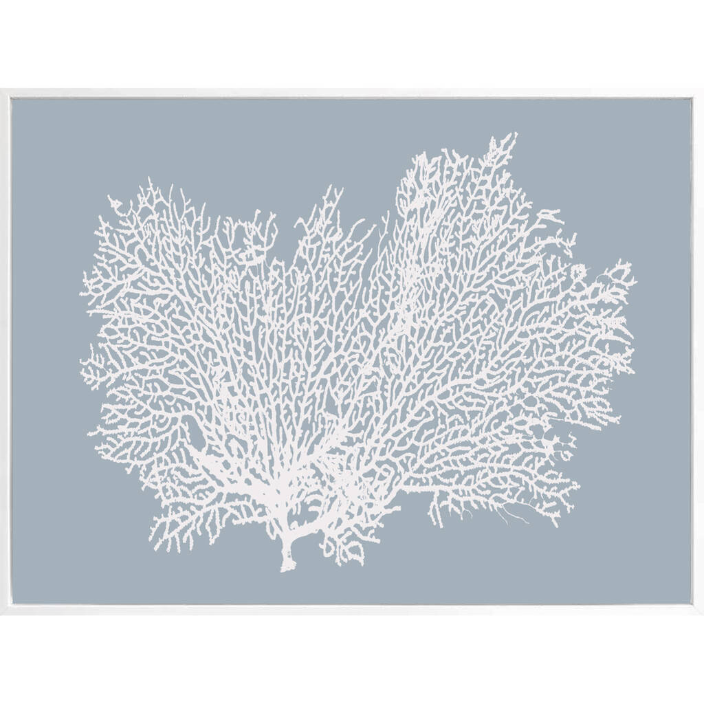 Light Blue Coral By UNITED ARTISTS | notonthehighstreet.com