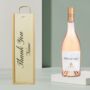 Personalised Thank You Whispering Angel Rose Wine Gift Set, thumbnail 1 of 4