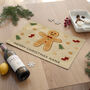 Personalised Christmas Gingerbread Placemat, thumbnail 2 of 4