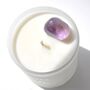 Relax Amethyst Crystal Candle For Relaxing And De Stress, thumbnail 5 of 6