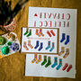 Perfect Pair Sock Greetings Card, thumbnail 2 of 6