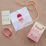 Kawaii Ice Lolly Mini Cross Stitch Kit, thumbnail 1 of 9