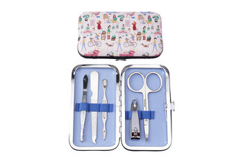 Ladies Manicure Set With Stainless Steel Tools, 3 of 4