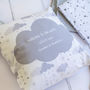 Personalised Cloud New Baby Cushion, thumbnail 3 of 4