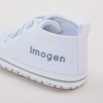 Personalised White High Tops Trainers, 3 of 4