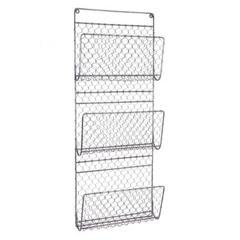 Home Office Wire Wall Magazine Rack, 2 of 7