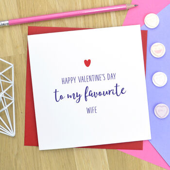 Cheeky Valentine's Card For Favourite Wife, 2 of 2