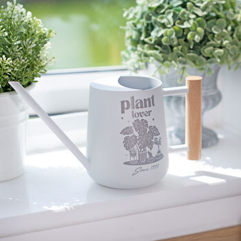 Personalised Plant Lover Home Indoor Watering Can, 4 of 4