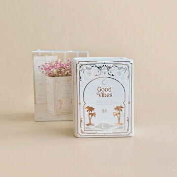 White And Gold Book Shape Flower Vase, 3 of 11