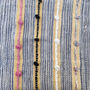 Vintage Ikea Bag Blue Stripes And Fluffy Pink Lining, thumbnail 4 of 6