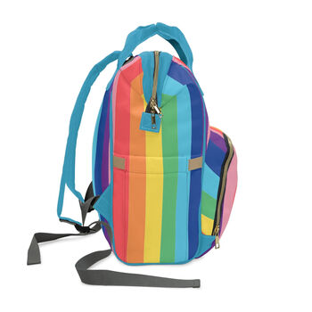 Rainbow Chunk Nappy Backpack Bag, 3 of 8