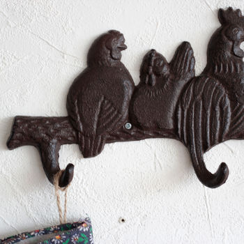Cast Iron Rooster Wall Hook, 4 of 4