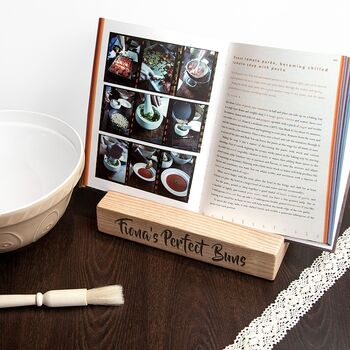 Personalised Single Oak Tablet Holder, 2 of 7