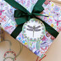 Hummingbird And Dragonfly Gift Wrap, thumbnail 3 of 9