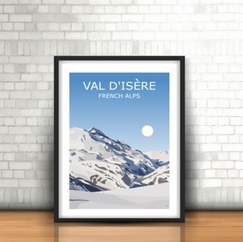 Val D'isere French Ski Resort Art Print, 2 of 3