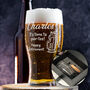 Personalised Golf Retirement Pint Glass And Gift Set, thumbnail 1 of 7