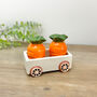 Carrot Salt And Pepper Shakers Food Decor Cruet Set, thumbnail 8 of 9