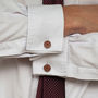 Men's Personalised Leather Cufflinks, thumbnail 3 of 12
