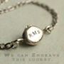 Silver Personalized Locket Bracelet, thumbnail 4 of 9