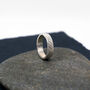Grass Meadow Textured Sterling Silver Ring, thumbnail 3 of 4