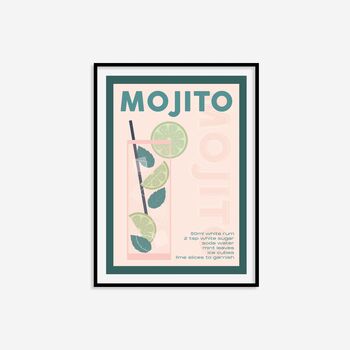 Mojito Cocktail Print, 8 of 10
