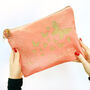 Personalised Velvet Butterfly Trail Make Up Bag Bag, thumbnail 8 of 12