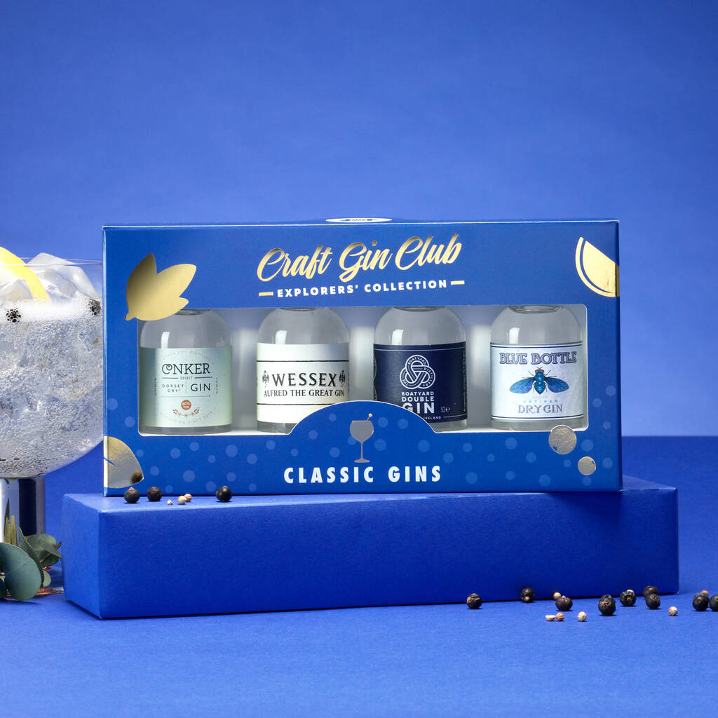 Craft Gin Club Explorers' Collection Classic Gins By Craft Gin Club